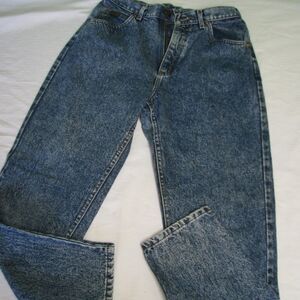 Vintage Lee Acid-Wash  High-Waist Mom Jeans